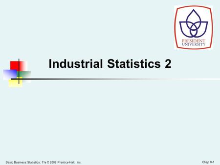 Industrial Statistics 2