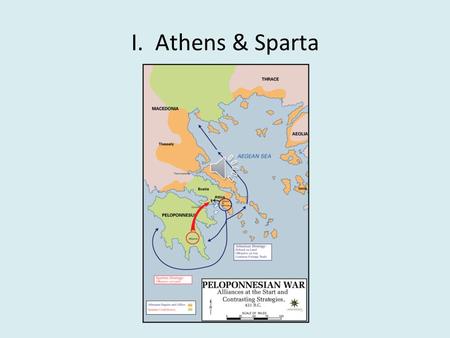 I. Athens & Sparta humanism: philosophical approach focusing on reason, freedom of thought, and nature over religion.