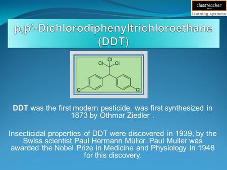 p,p’-Dichlorodiphenyltrichloroethane (DDT)