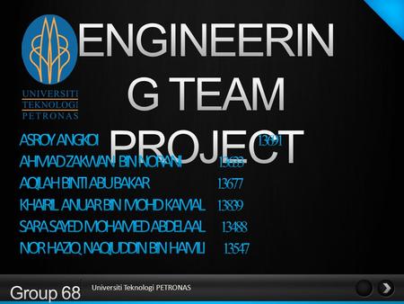 ENGINEERING TEAM PROJECT