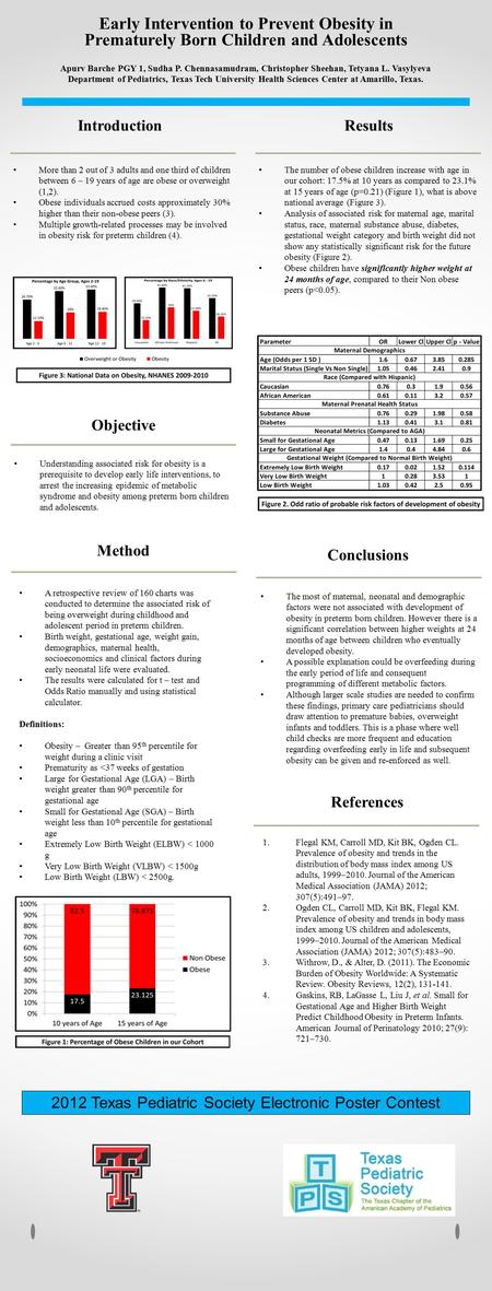 Introduction More than 2 out of 3 adults and one third of children between 6 – 19 years of age are obese or overweight (1,2). Obese individuals accrued.