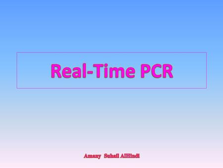 Figure 1: Basic Principle Of PCR * Poor precision * Low sensitivity * Short dynamic range < 2 logs * Low resolution * Non-automated * Size-based discrimination.