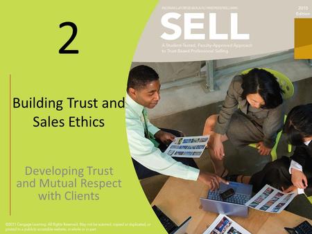 Building Trust and Sales Ethics