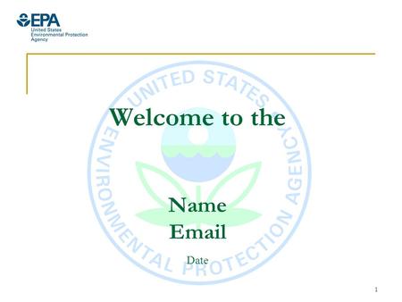 1 Welcome to the Name Email Date. 2 EPA was established in 1970 – a time when rivers caught fire… Rail car accident set the oily Cuyahoga River on fire.