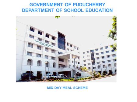 GOVERNMENT OF PUDUCHERRY