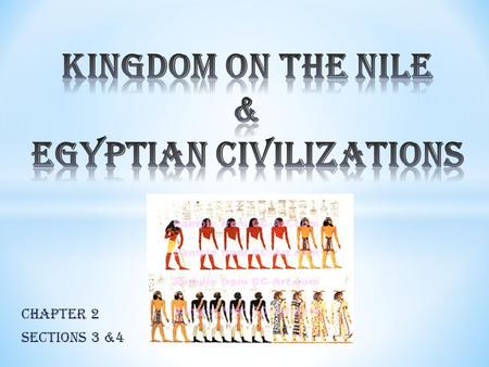 Chapter 2 Sections 3 &4. Geography Helps Shape Egypt Note that Egypt was settled between water systems and desert…both served as a protection from invaders.