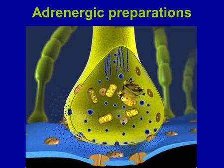 Adrenergic preparations