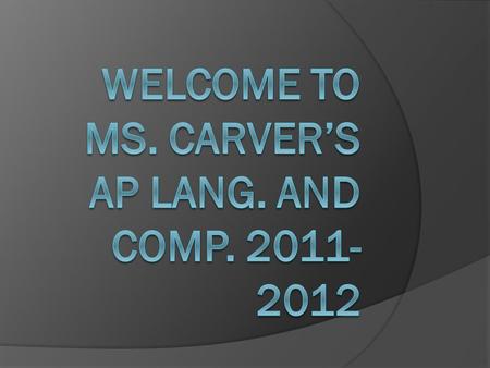 For all you “regular AP” folks:  You will have to take the AP test at the end of the year to receive college credit for my course. You can earn up to.