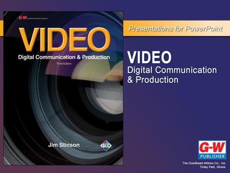 Permission granted to reproduce for educational use only.© Goodheart-Willcox Co., Inc. Technical Terms Camcorder: An appliance intended solely for capturing.