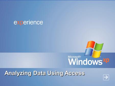 Analyzing Data Using Access. Creating a new database To create a new database 1.Start Access. In the Task Pane, click Blank Database. 2.The File New Database.