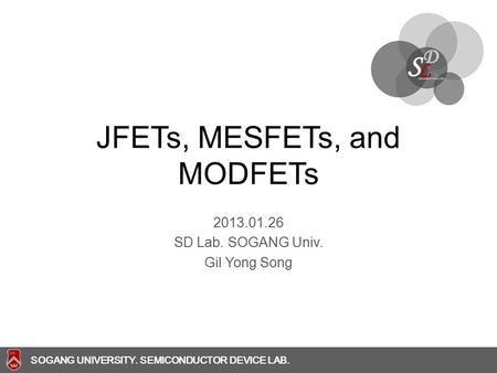 JFETs, MESFETs, and MODFETs