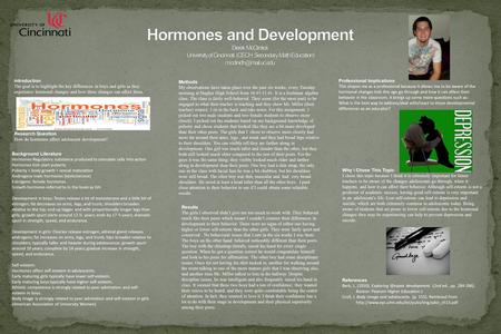 Introduction The goal is to highlight the key differences in boys and girls as they experience hormonal changes and how these changes can affect them.