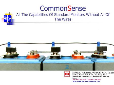 CommonSense All The Capabilities Of Standard Monitors Without All Of The Wires.