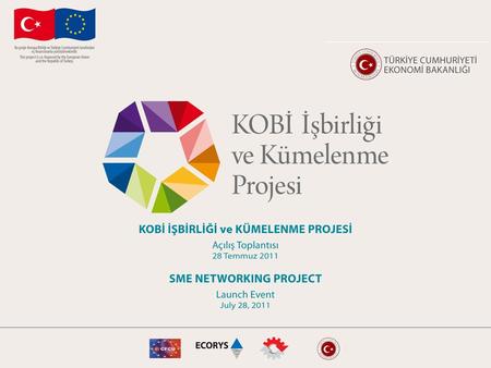 Technical Assistance for Empowering SMEs for Networking and Inter-Regional Cooperation EuropeAid/128610/D/SER/TR Start date: 22 February 2011 End date: