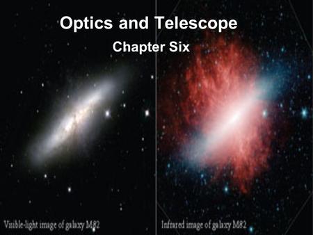 Optics and Telescope Chapter Six. ASTR 111 – 003 Fall 2007 Lecture 06 Oct. 09, 2007 Introducing Astronomy (chap. 1-6) Introduction To Modern Astronomy.