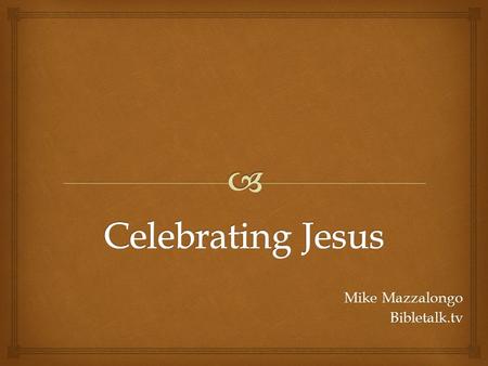 Mike Mazzalongo Bibletalk.tv.  26 After eight days His disciples were again inside, and Thomas with them. Jesus *came, the doors having been shut, and.