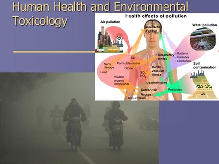 Human Health and Environmental Toxicology. Human Health  2 indicators of human health  Life expectancy –  Infant mortality -