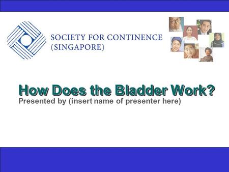 How Does the Bladder Work? Presented by (insert name of presenter here)