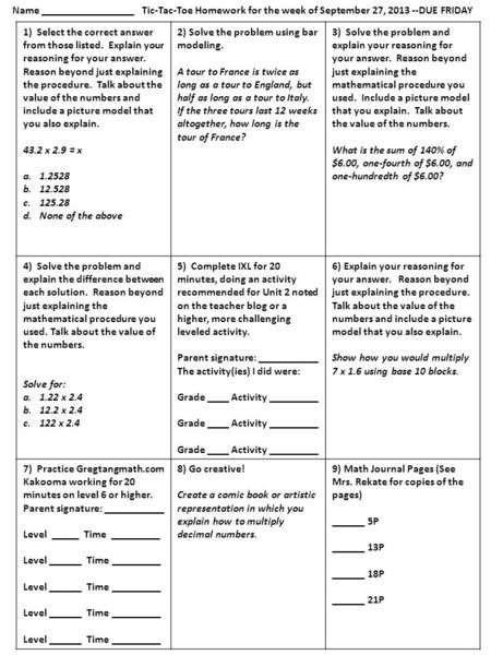 1) Select the correct answer from those listed. Explain your reasoning for your answer. Reason beyond just explaining the procedure. Talk about the value.