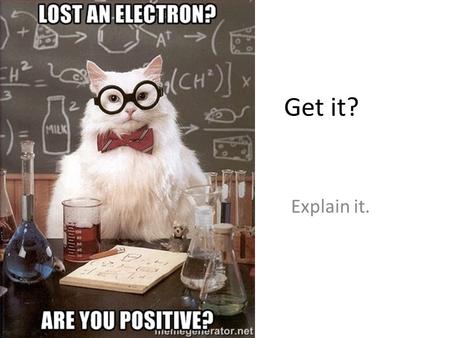 Get it? Explain it.. Unit 4: Bonding Lesson 1: Aim and Objectives Aim: Why do elements form bonds? Objectives: 1.Learn the benefit for atoms to join.