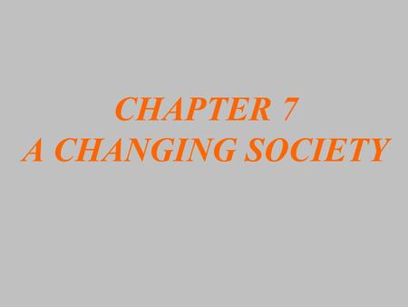 CHAPTER 7 A CHANGING SOCIETY. War Brides over a million veterans returned to Canada with over 48,000 women and children after the war war brides had to.