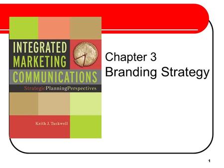 1 Chapter 3 Branding Strategy. 2 The Brand “The sum of all characteristics, tangible and intangible, that make the offer unique.” Brand NameStarbucks.