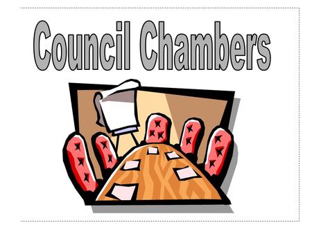 The City Council meets here. The Council is made up of people who are elected to speak for everyone who lives in the city. They make decisions.