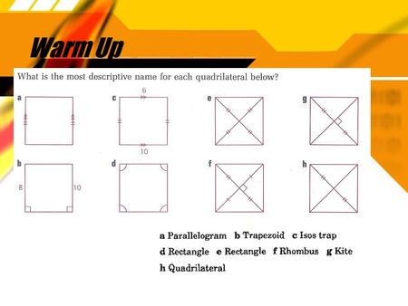 Warm Up. 6.1 Relating lines to planes Obj: understand basic concepts to planes Identify four methods of determining a plane Apply two postulates concerning.