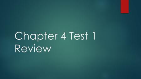 Chapter 4 Test 1 Review.  What was the forerunner of the written constitution in America?  A. Articles of Confederation  B. Colonial charters  C.