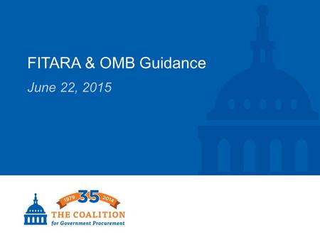 FITARA & OMB Guidance June 22, 2015.