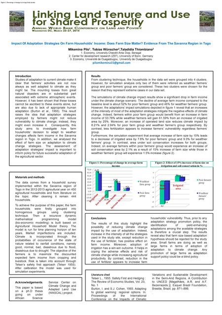 Introduction Studies of adaptation to current climate make it clear that farmers’ activities are not now always as well adapted to climate as they might.