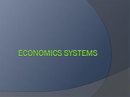 Terms to Know  Free Market  Command  Traditional  Mixed  Capital  Land  Labor  Natural Resources  Entrepreneur  Trade Barriers  Tariffs  Quotas.