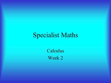 Specialist Maths Calculus Week 2. Bezier Curves These are graphic curves to enable us to draw curves on computers. They were designed by Pierre Bezier.