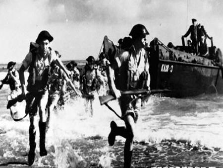 What is the content of the picture? Read the three Passages about the D-Day landings and answer the questions. 1.Where do you think the first.