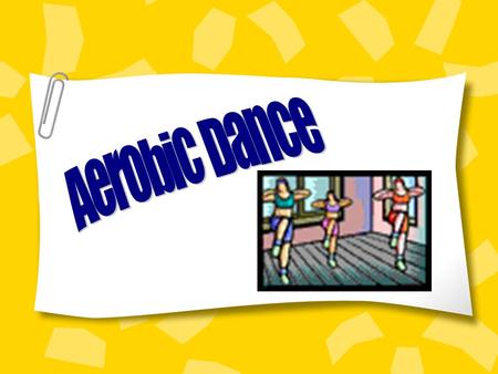 General Overview A challenging fitness activity that combines exercise and dance movements Can be done in large group, but is an individual activity.