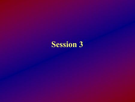 Session 3. Objectives: By the end of this session, the student will be able to: Identify a dial-up modem and cite its basic operating characteristics.