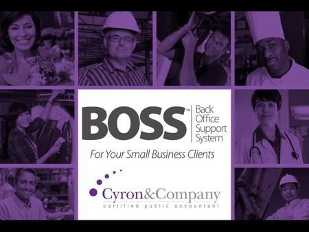 What is BOSS? Back Office Support System An Online Business Platform for Ultimate Convenience.