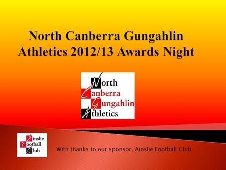 With thanks to our sponsor, Ainslie Football Club.