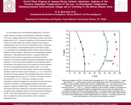 Acknowledgment is made to the Donors of the American Chemical Society Petroleum Research Fund for support of this research. Partial Phase Diagram of Aqueous.