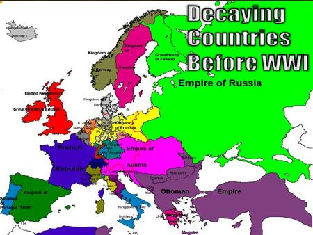 What PERSIAGM problems exist Changes to the empire after the Austro-Prussian War… Problems to come?