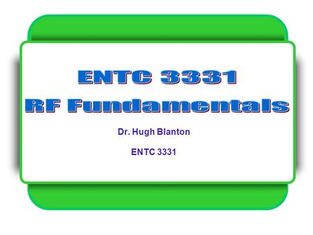 Dr. Hugh Blanton ENTC 3331. Gauss’s Law Dr. Blanton - ENTC 3331 - Gauss’s Theorem 3 Recall Divergence literally means to get farther apart from a line.