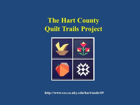 The Hart County Quilt Trails Project