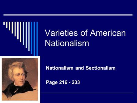 Varieties of American Nationalism