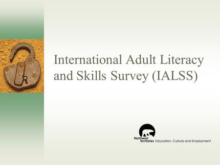 International Adult Literacy and Skills Survey (IALSS)