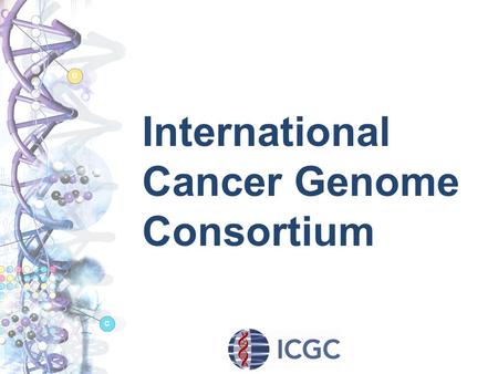 Cancer Genome Consortium