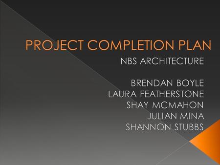  BRENDAN BOYLE (project manager/ architect) GROUND FLOOR REMODELLER  JULIAN MINA (architect) GRANNY FLAT REDESIGNER  LAURA FEATHERSTONE (architect)