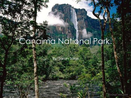 Canaima National Park. By: Sarah Salas. Who. The traditional citizen of south east Venezuela, including Canaima National Park, are the Pemón people, part.