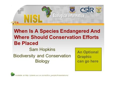 Available at  When Is A Species Endangered And Where Should Conservation Efforts Be Placed Sam Hopkins.