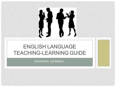 ENGLISH language Teaching-learning guide