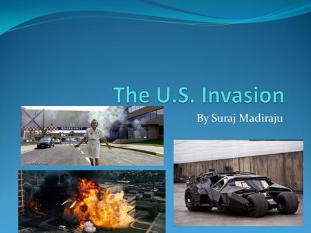 By Suraj Madiraju. Why we invaded Afghanistan The U.S. invasion in Afghanistan began because after 9/11, the U.S. government demanded that the Taliban.